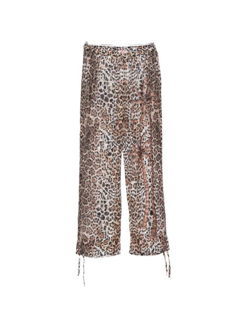 Pantalone donna Pin-Up Stars animalier marrone PIN-UP Stars | PG182PA009